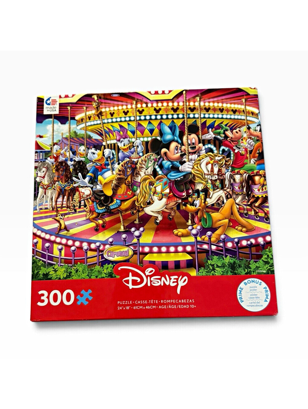 Disney Mickey Mouse & Friends Carousel 300-Piece Jigsaw Puzzle
